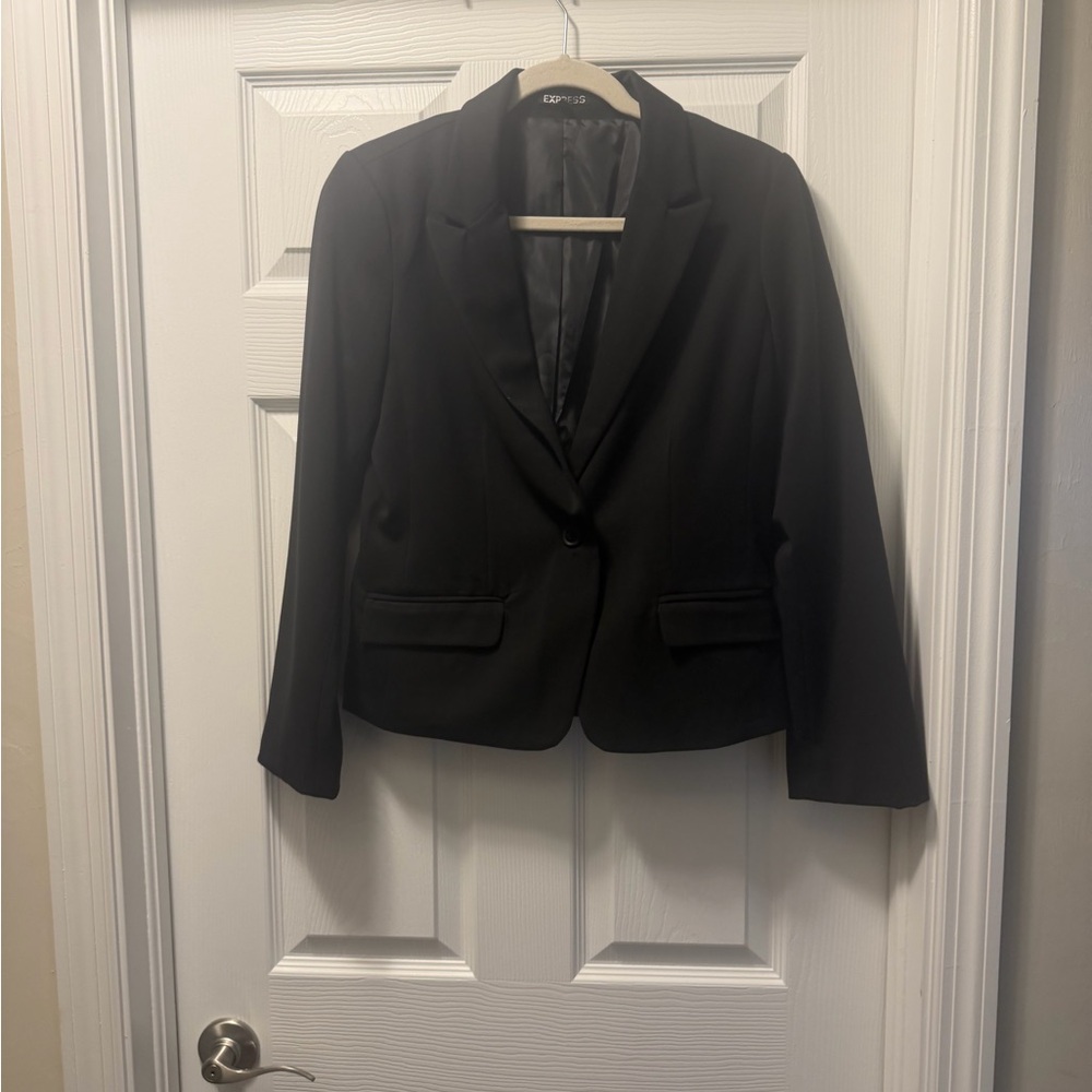 Express Women's Elegant Black Suit Jacket